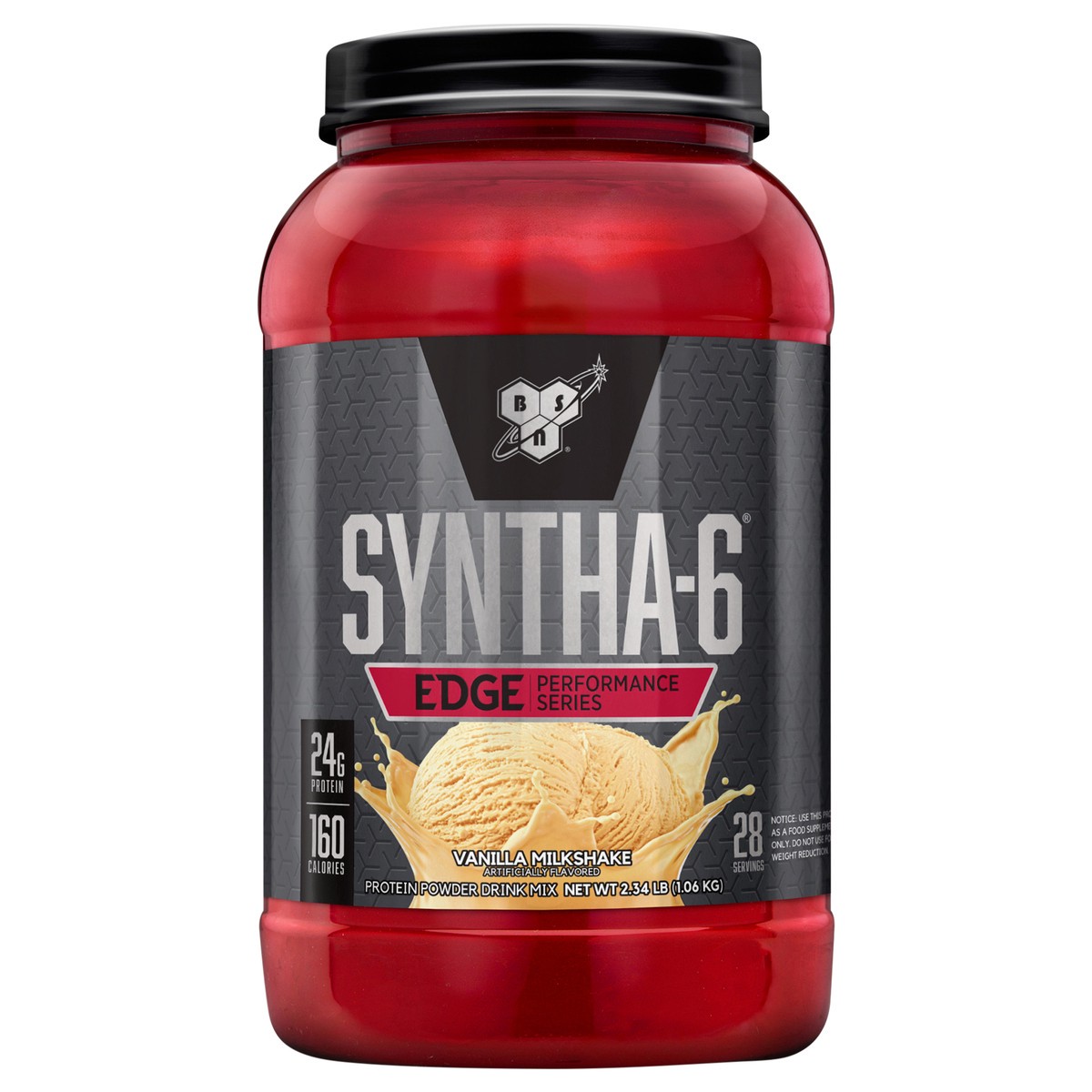 slide 1 of 7, BSN Syntha-6 Edge - Vanilla Milkshake, 2 lb