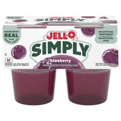 Jell-O Simply, Blueberry Gelatin