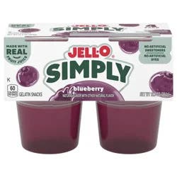 Jell-O Simply, Blueberry Gelatin