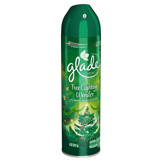 slide 1 of 1, Glade Aero Tree Lighting Air Freshener Spray, 8 oz