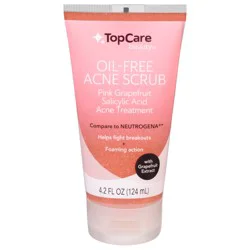 TopCare Beauty Foaming Pink Grapefruit Acne Scrub 4.2 fl oz