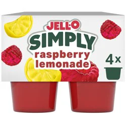 Jell-O Simply, Raspberry Lemon Gelatin