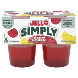 Jell-O Simply, Raspberry Lemon Gelatin