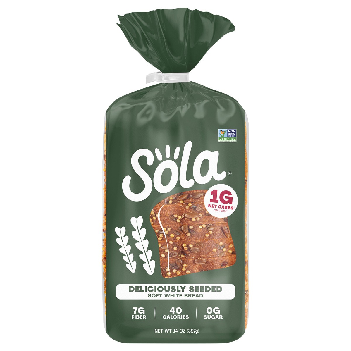 slide 1 of 9, Sola Deliciously Seeded Bread 14 oz, 14 oz
