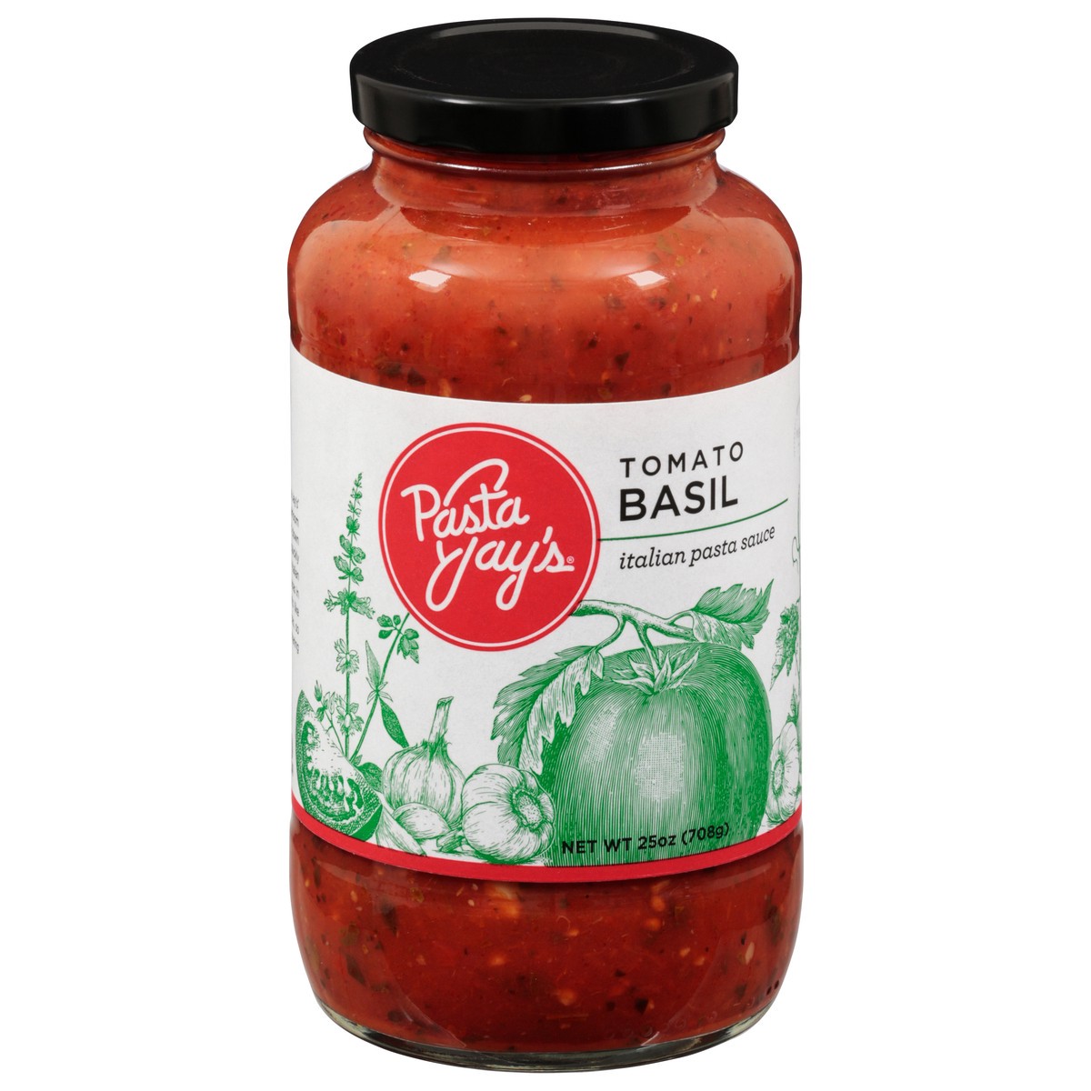 slide 4 of 9, Pasta Jay's Italian Tomato Basil Pasta Sauce 25 oz, 25 oz