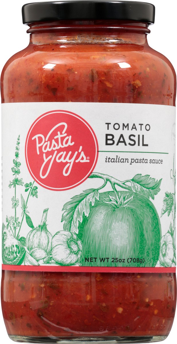 slide 9 of 9, Pasta Jay's Italian Tomato Basil Pasta Sauce 25 oz, 25 oz