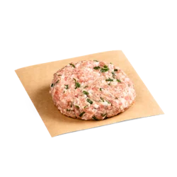 Green Onion Bratwurst Burger