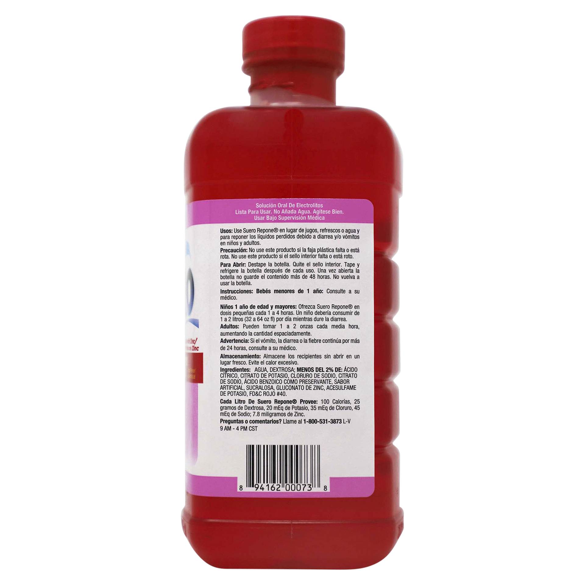 slide 6 of 9, Repone Suero Electrolyte Solution 33.8 oz, 33.8 oz