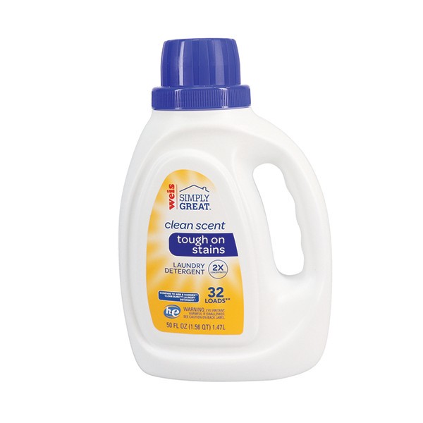 slide 1 of 6, Weis Quality Rain He Liquid Laundry Detergent, 50 fl oz