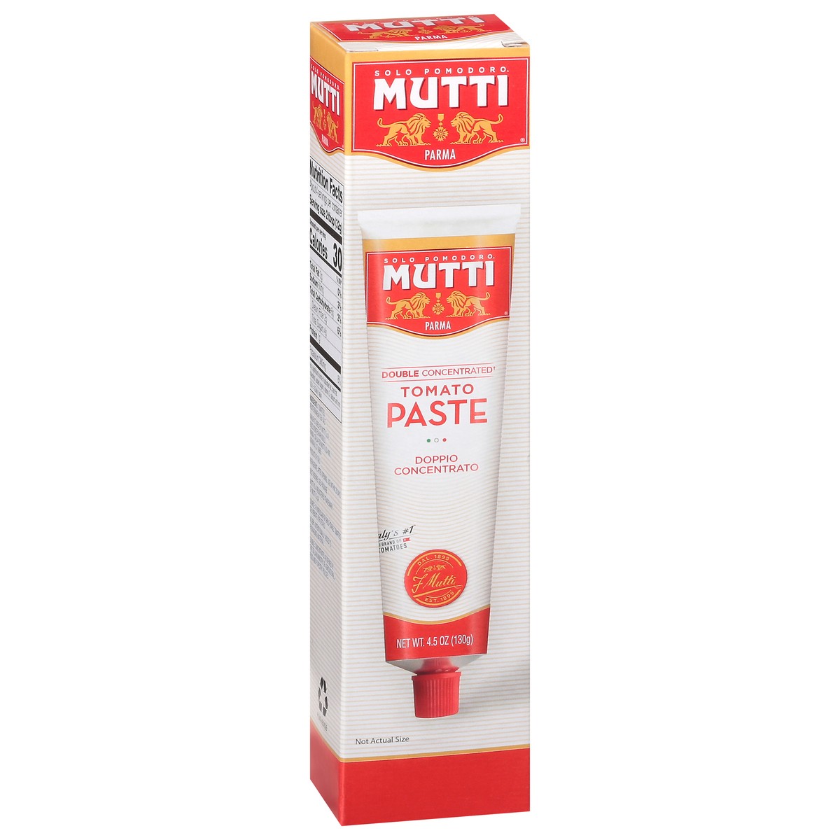 slide 4 of 13, Mutti Double Concentrated Tomato Paste 4.5 oz, 4.5 oz