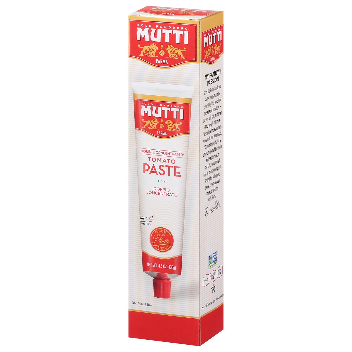 slide 9 of 13, Mutti Double Concentrated Tomato Paste 4.5 oz, 4.5 oz