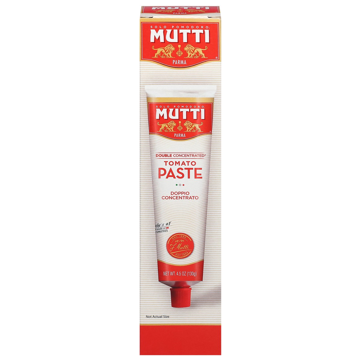 slide 1 of 13, Mutti Double Concentrated Tomato Paste 4.5 oz, 4.5 oz