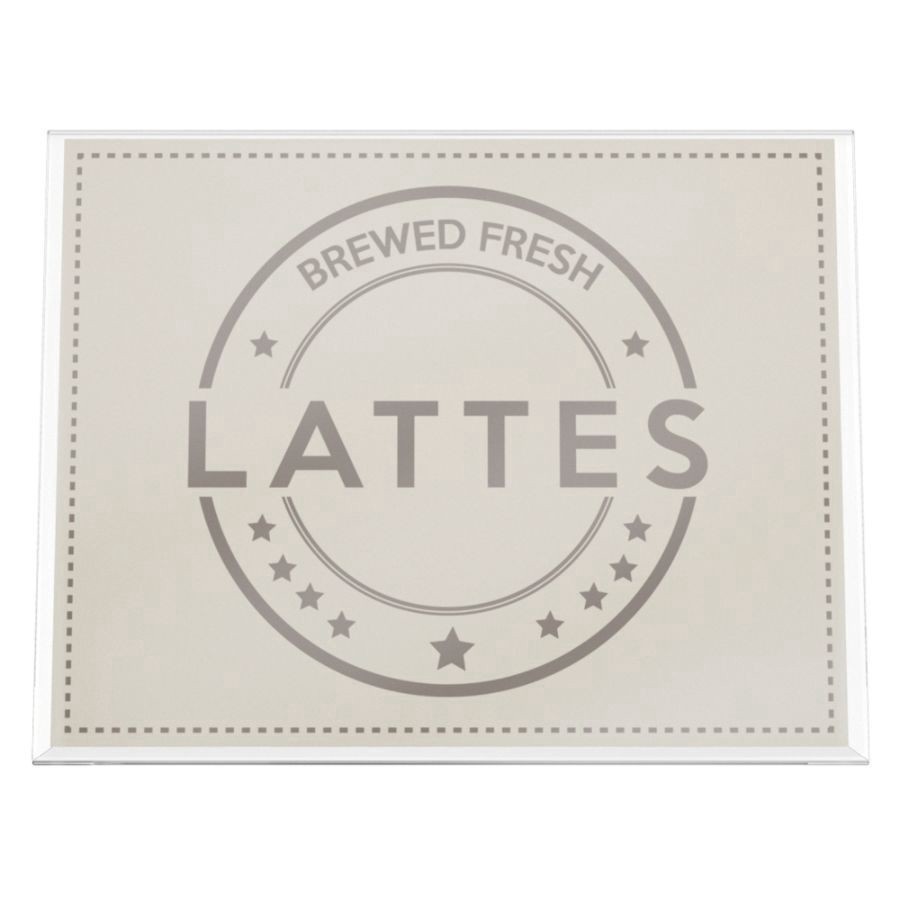 slide 9 of 10, Deflect-O Anti-Glare Slanted Sign Holder, Landscape, Clear, 8 1/2 in x 11 in