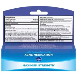 Kroger Max Strength Acne Gel Treatment
