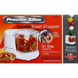 Proctor Silex 1.5 Cup Capacity Food Chopper - EA