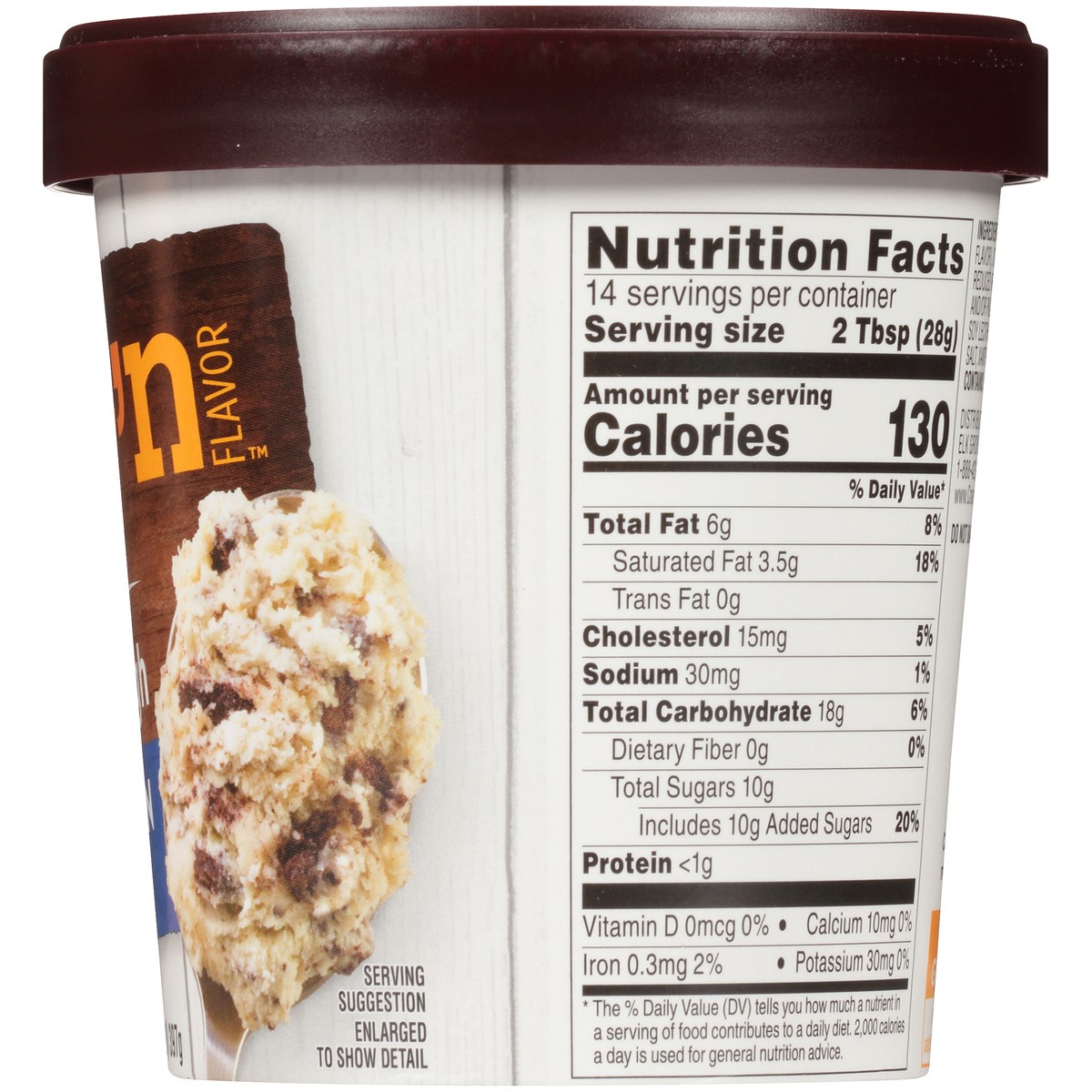 slide 10 of 13, Crav'n Flavor Cookies 'N Cream Edible Cookie Dough - 14 oz, 14 oz