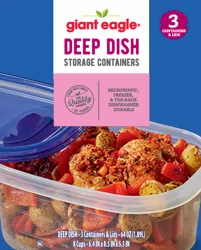 GE Container 3 ct Deep Rectangle