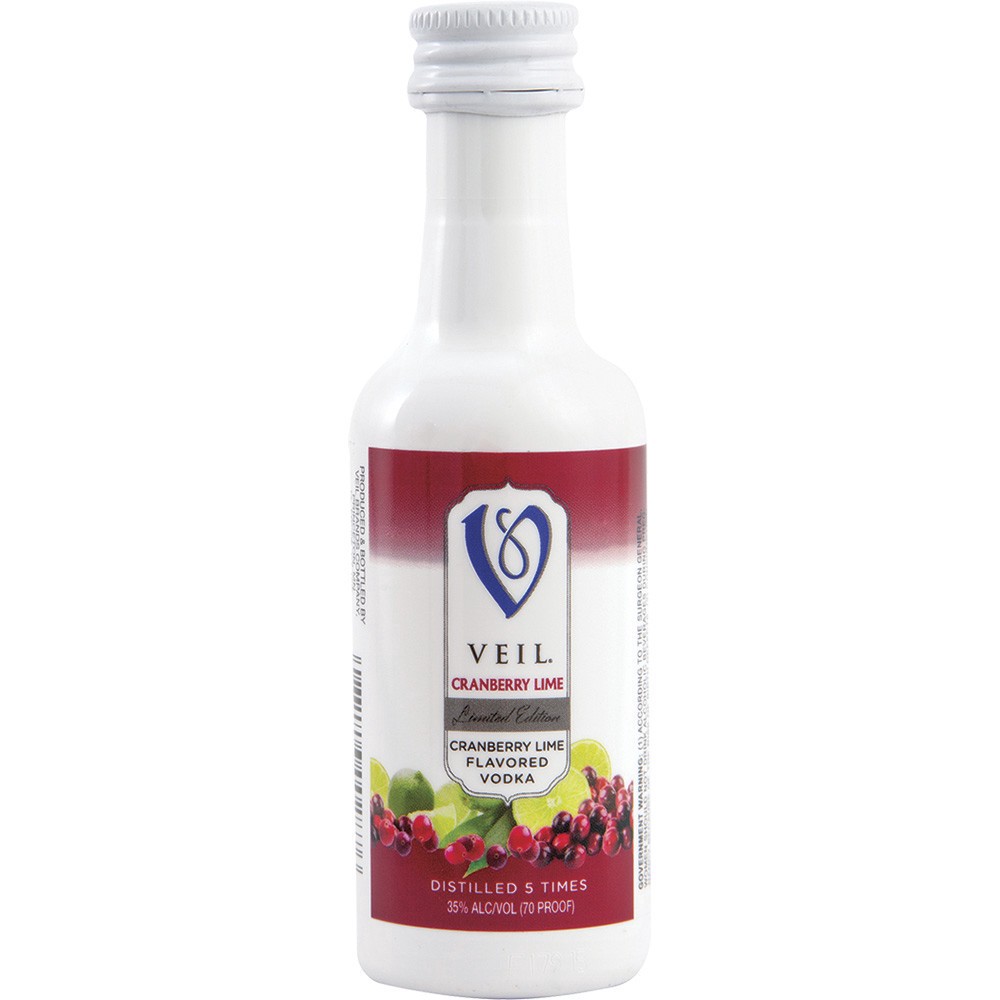 slide 1 of 1, Veil Cranberry Lime Vodka, 50 ml