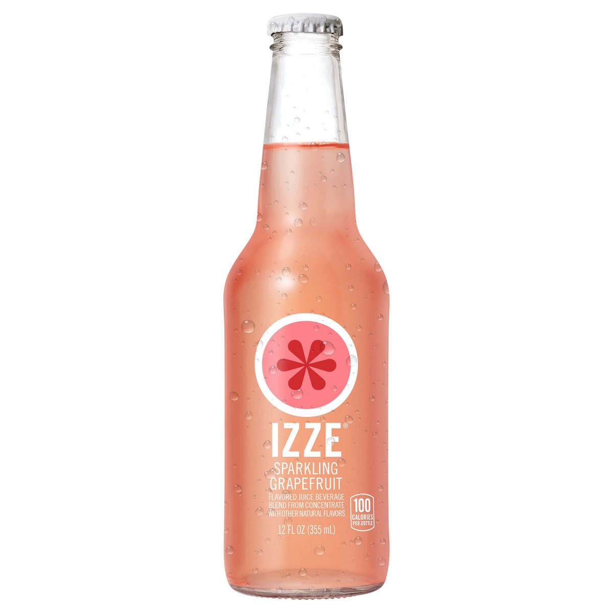 slide 1 of 6, Izze Sparkling Flavored Juice Beverage Grapefruit 12 Fl Oz Bottle, 12 fl oz