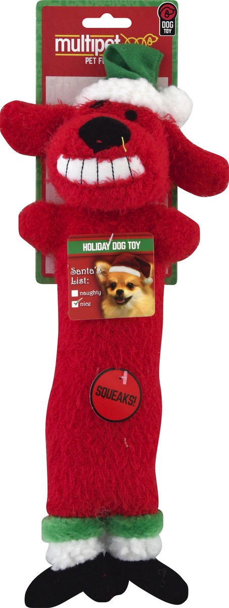 slide 3 of 11, Multipet 12 Inch Hol Loofa Dog, 1 ct