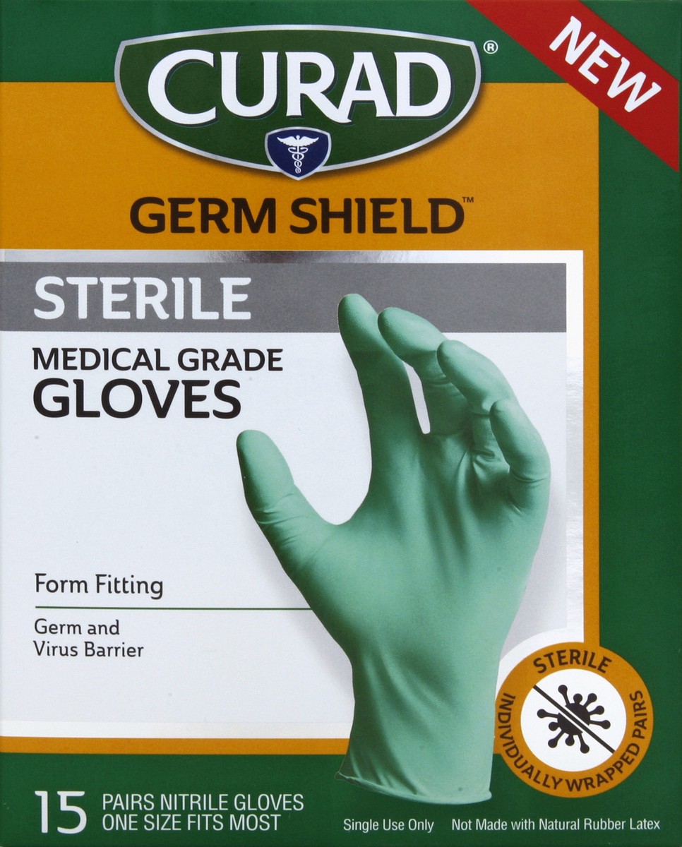 slide 4 of 5, Curad Gloves 15 ea, 15 ct