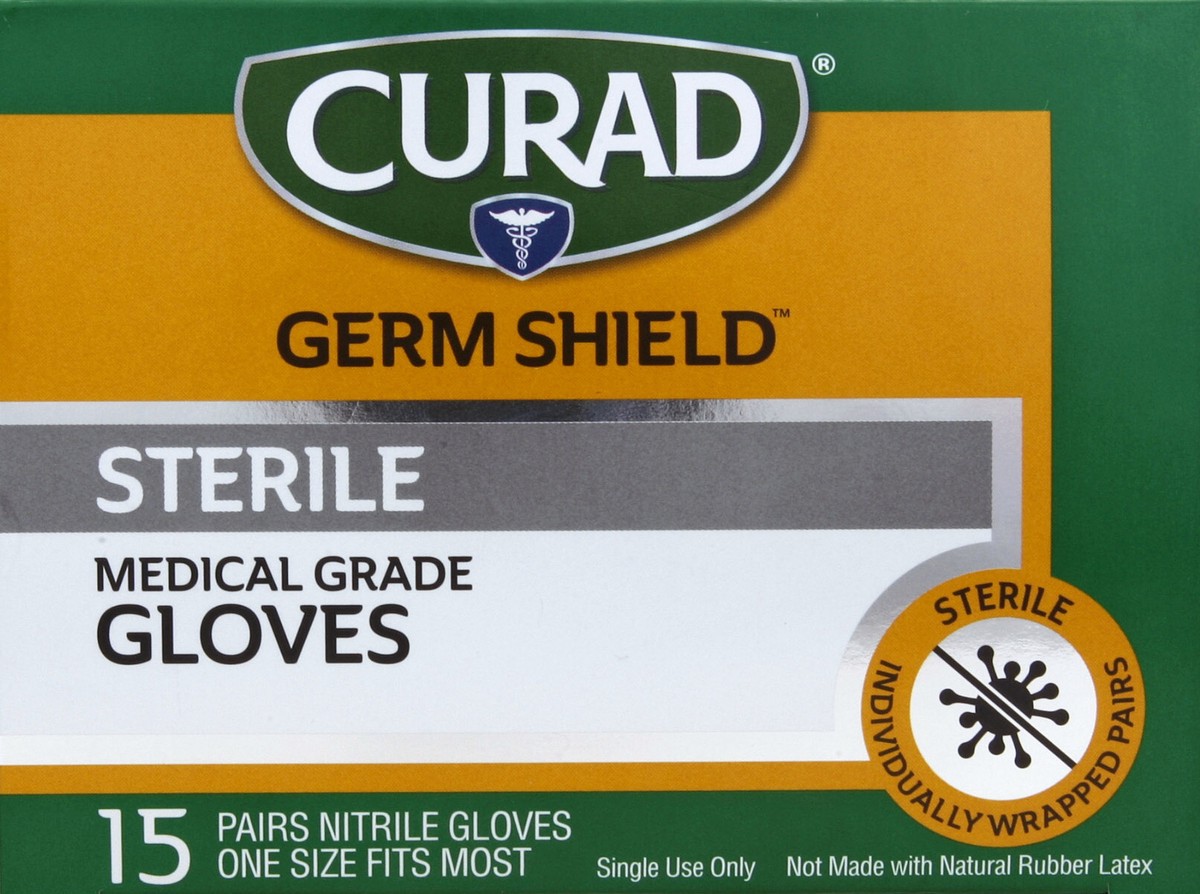 slide 5 of 5, Curad Gloves 15 ea, 15 ct