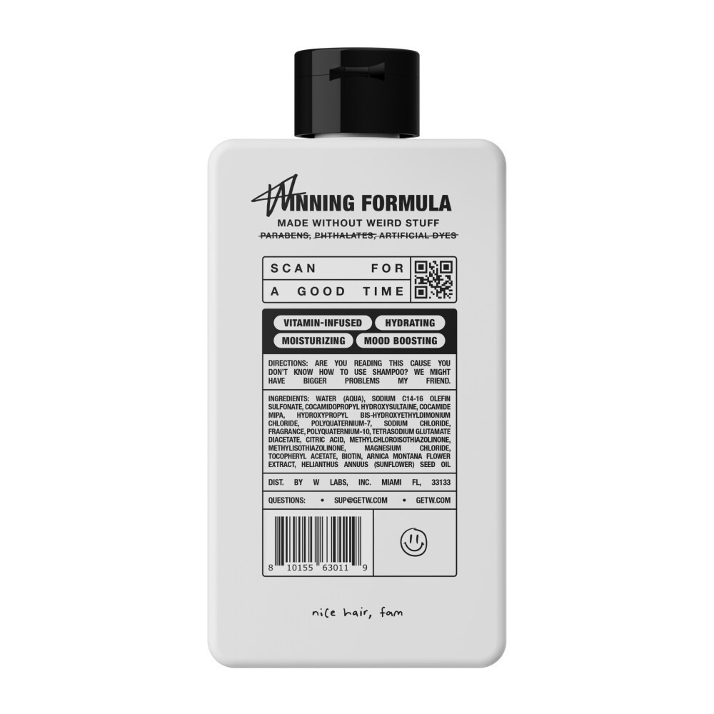 slide 6 of 6, W™ 2-in-1 Shampoo & Conditioner Fresh Ice, 16 fl oz