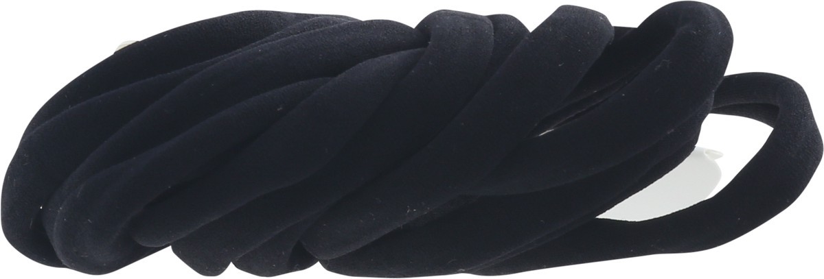 slide 4 of 9, scünci Scunci Hosiery Ponytailers Black, 12 ct