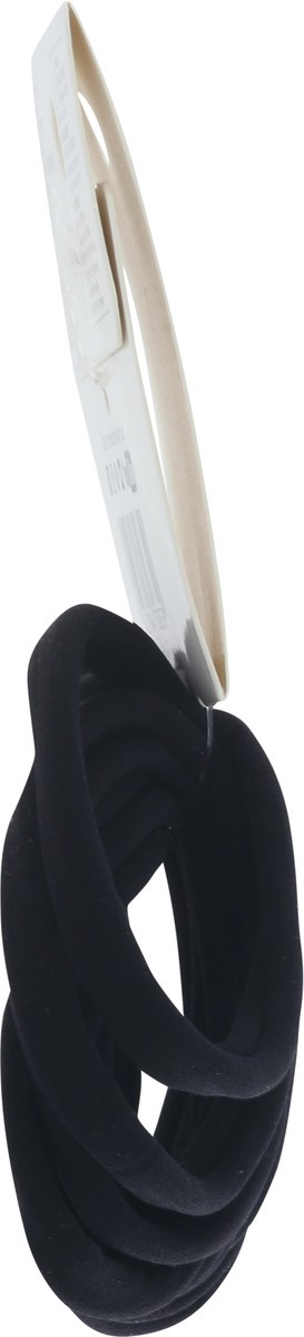 slide 7 of 9, scünci Scunci Hosiery Ponytailers Black, 12 ct