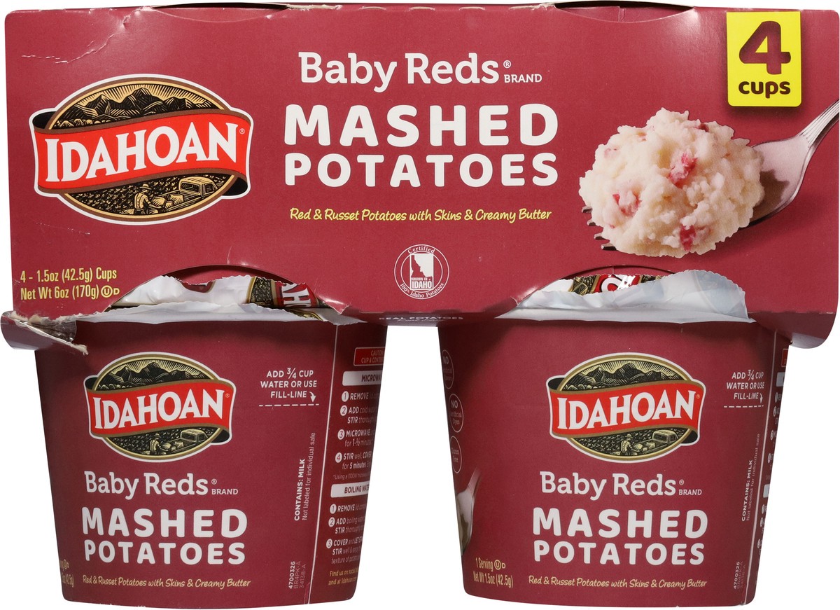 slide 12 of 12, Idahoan Baby Reds Mashed Potatoes - 4 ct, 4 ct