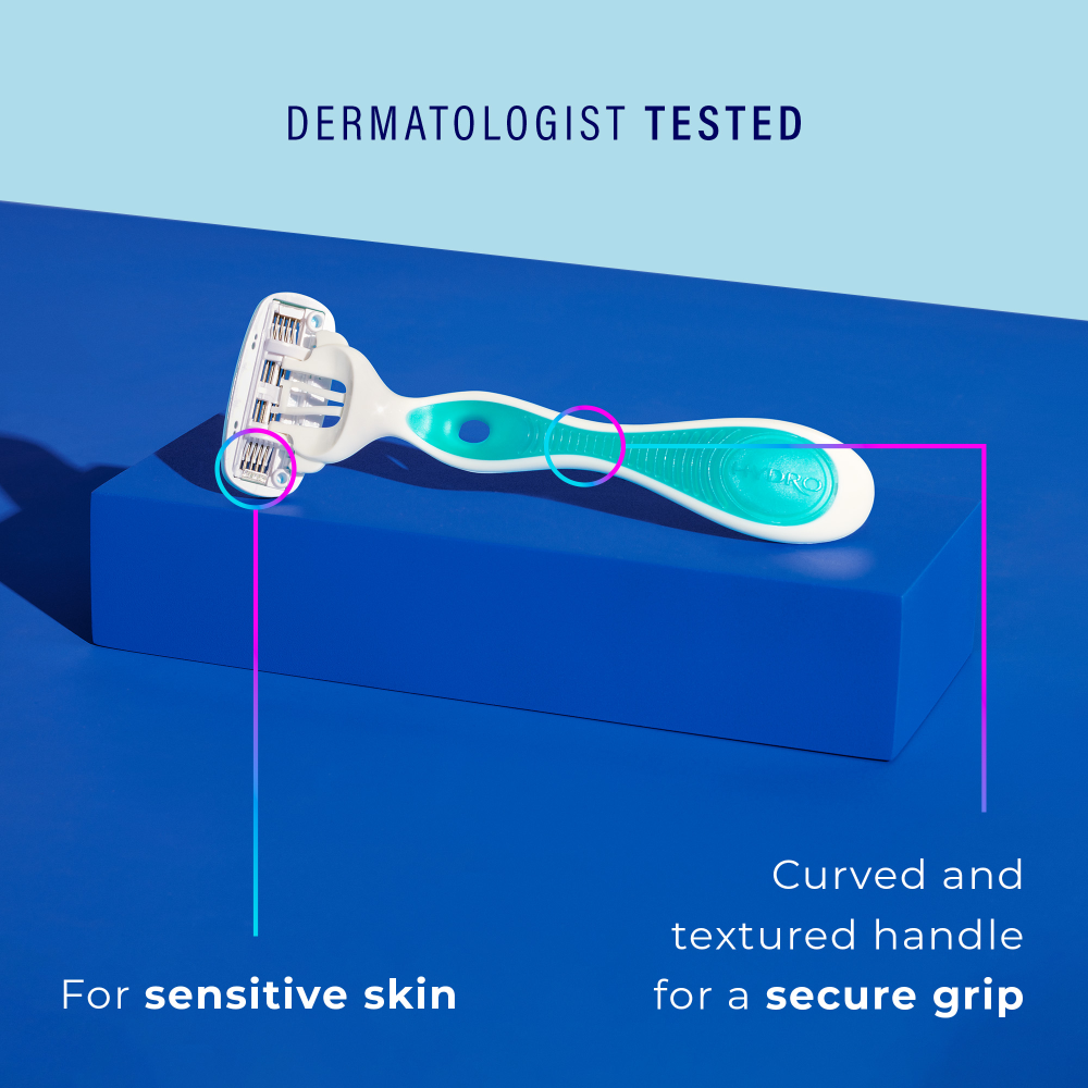 slide 2 of 6, Schick Hydro Silk Disposable Razors for Women Ultra Sensitive Care with Hydra-Boost Serum + Aloe, 2 ct