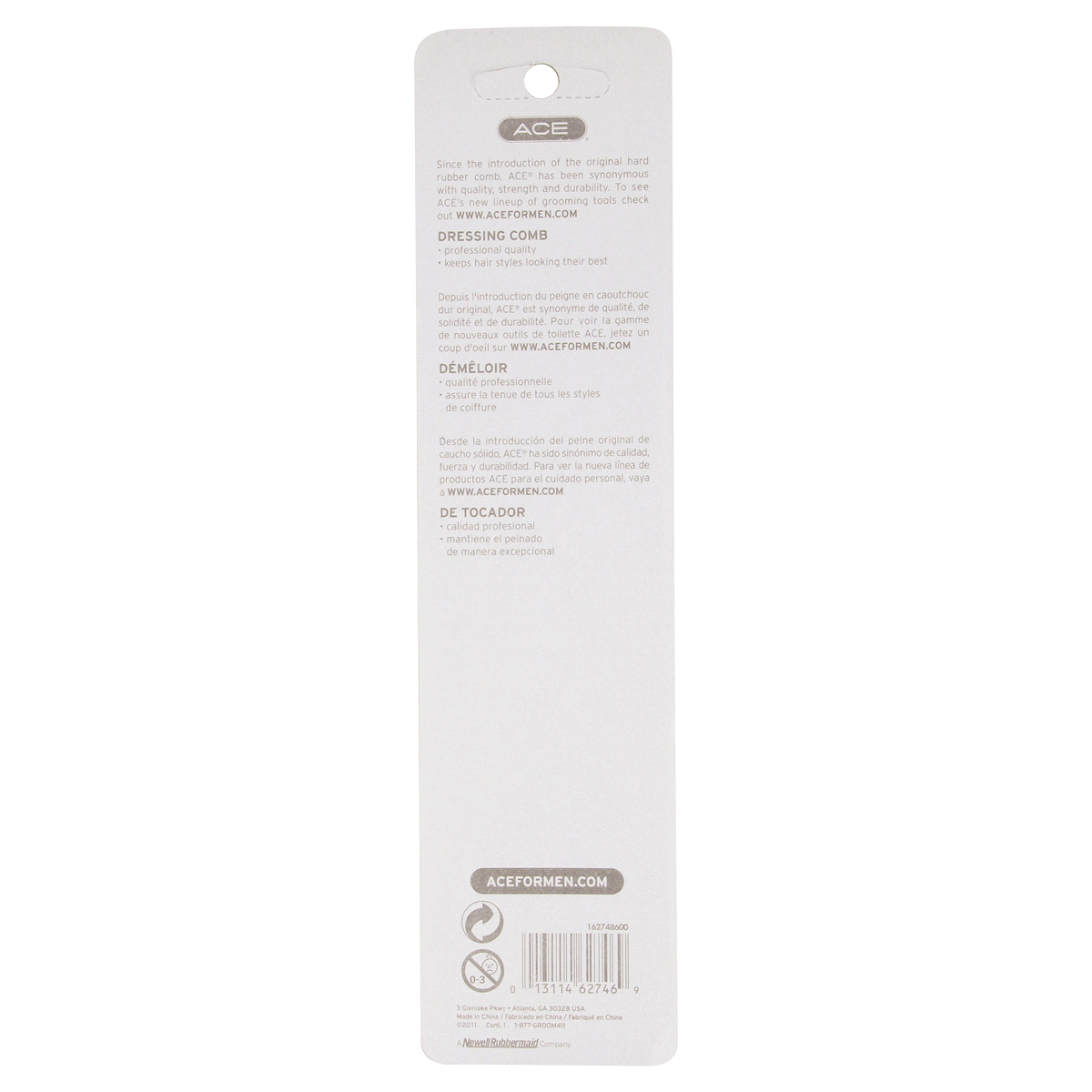 slide 2 of 2, Ace Dressing Comb, 1 ct