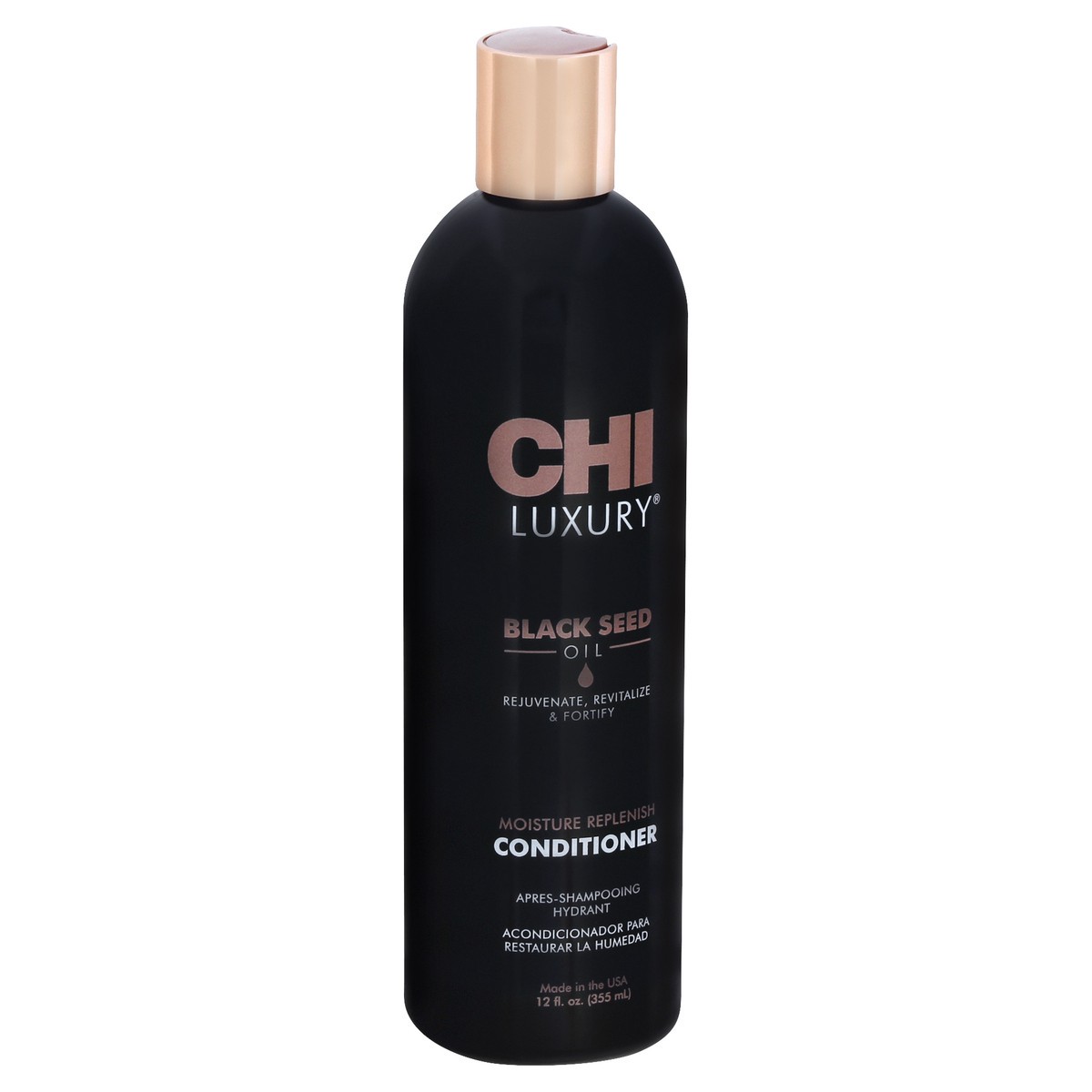 slide 8 of 12, CHI Moisture Replenish Black Seed Oil Conditioner 12 oz, 12 oz