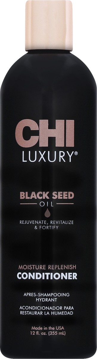 slide 5 of 12, CHI Moisture Replenish Black Seed Oil Conditioner 12 oz, 12 oz