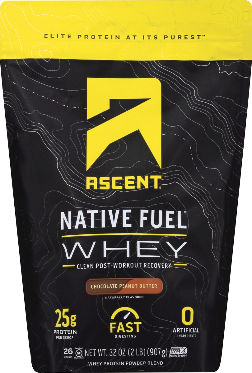 slide 1 of 1, ASCENT Protein Powder Blend 32 oz, 32 oz