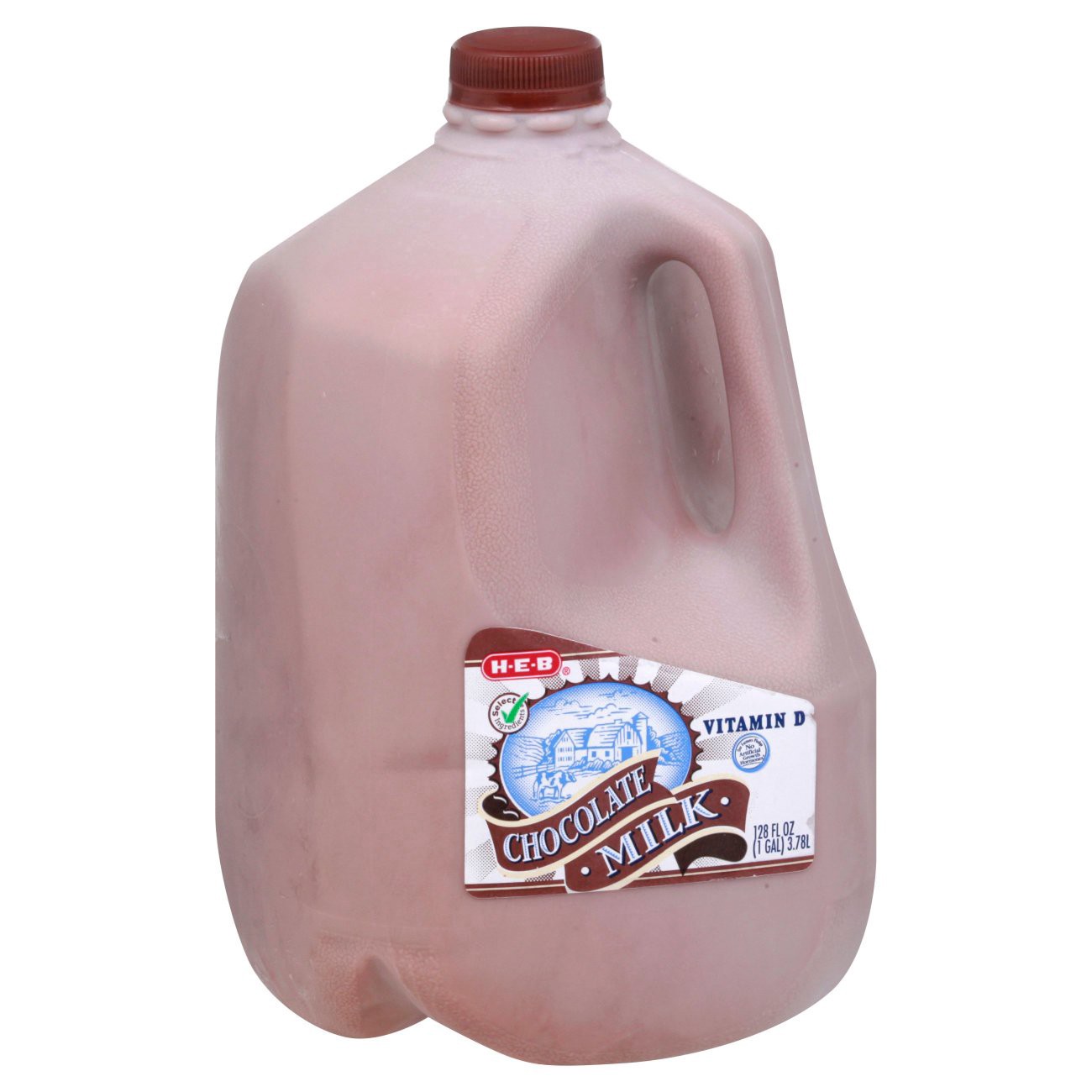 slide 1 of 1, H-E-B Chocolate Milk, 1 gal