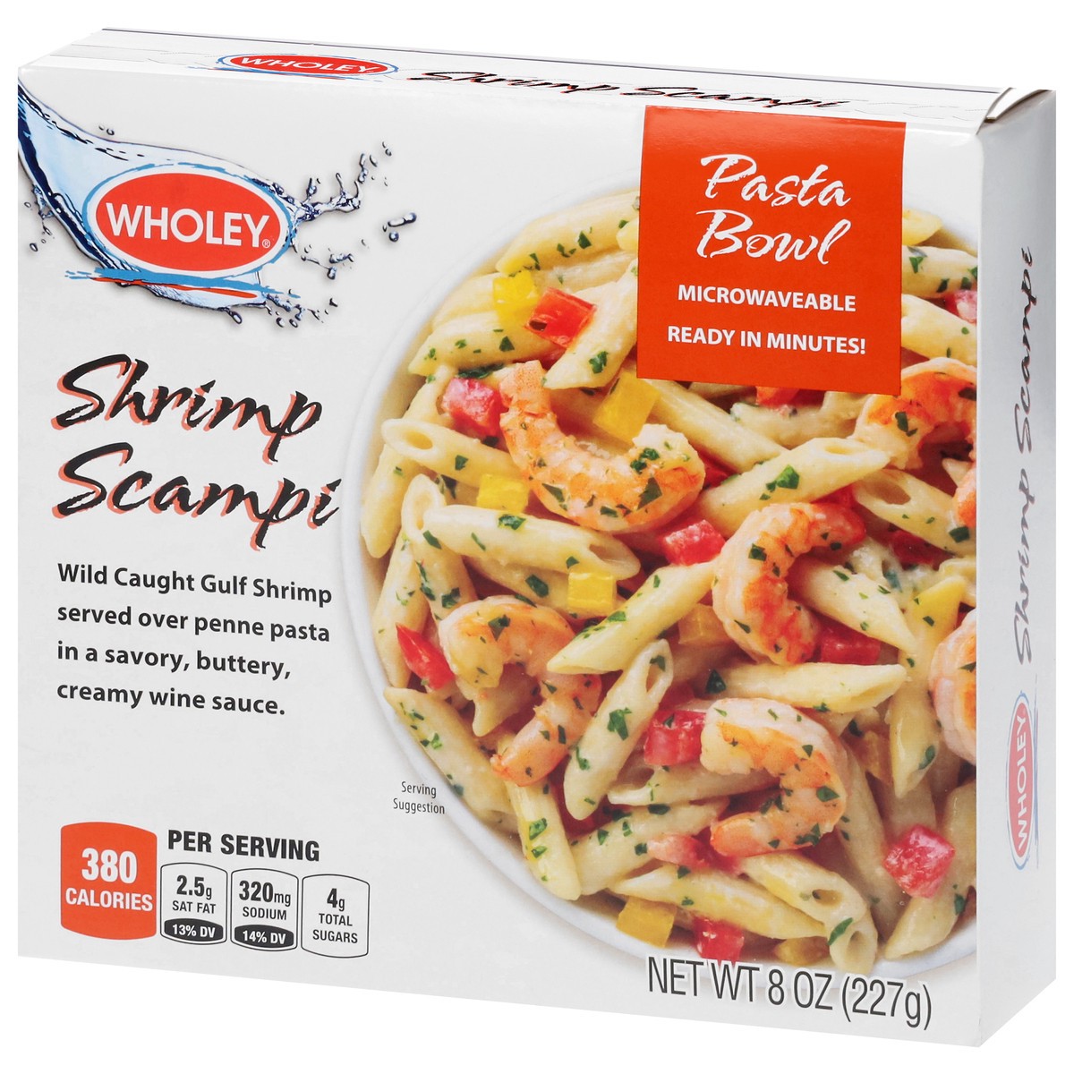 slide 3 of 13, Wholey Shrimp Scampi Pasta Bowl 8 oz, 8 oz