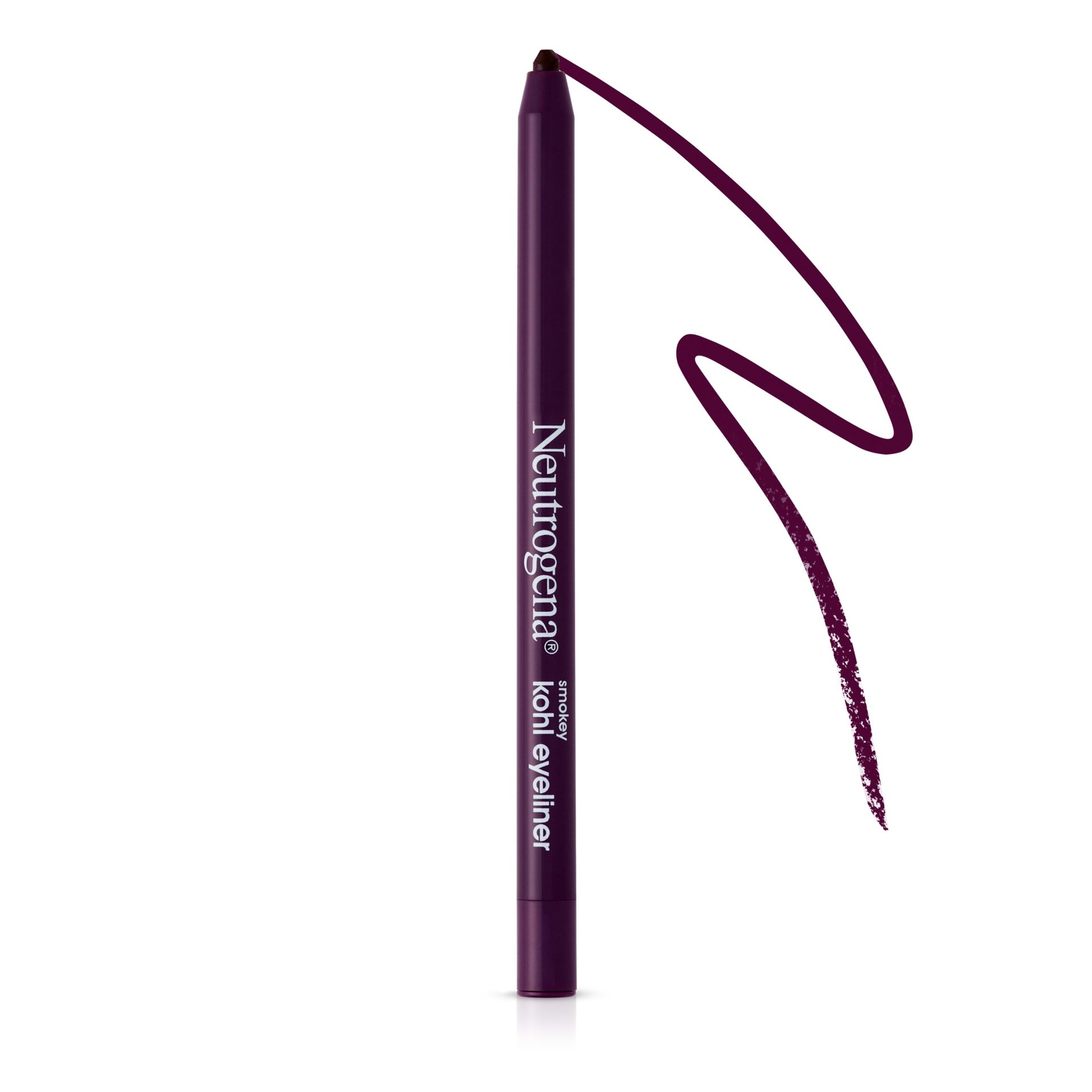 slide 5 of 5, Neutrogena Smokey Kohl Eyeliner with Antioxidant Vitamin E, Water-Resistant & Smooth-Gliding Eyeliner Makeup, Rich Plum, 0.014 oz, 0.01 oz