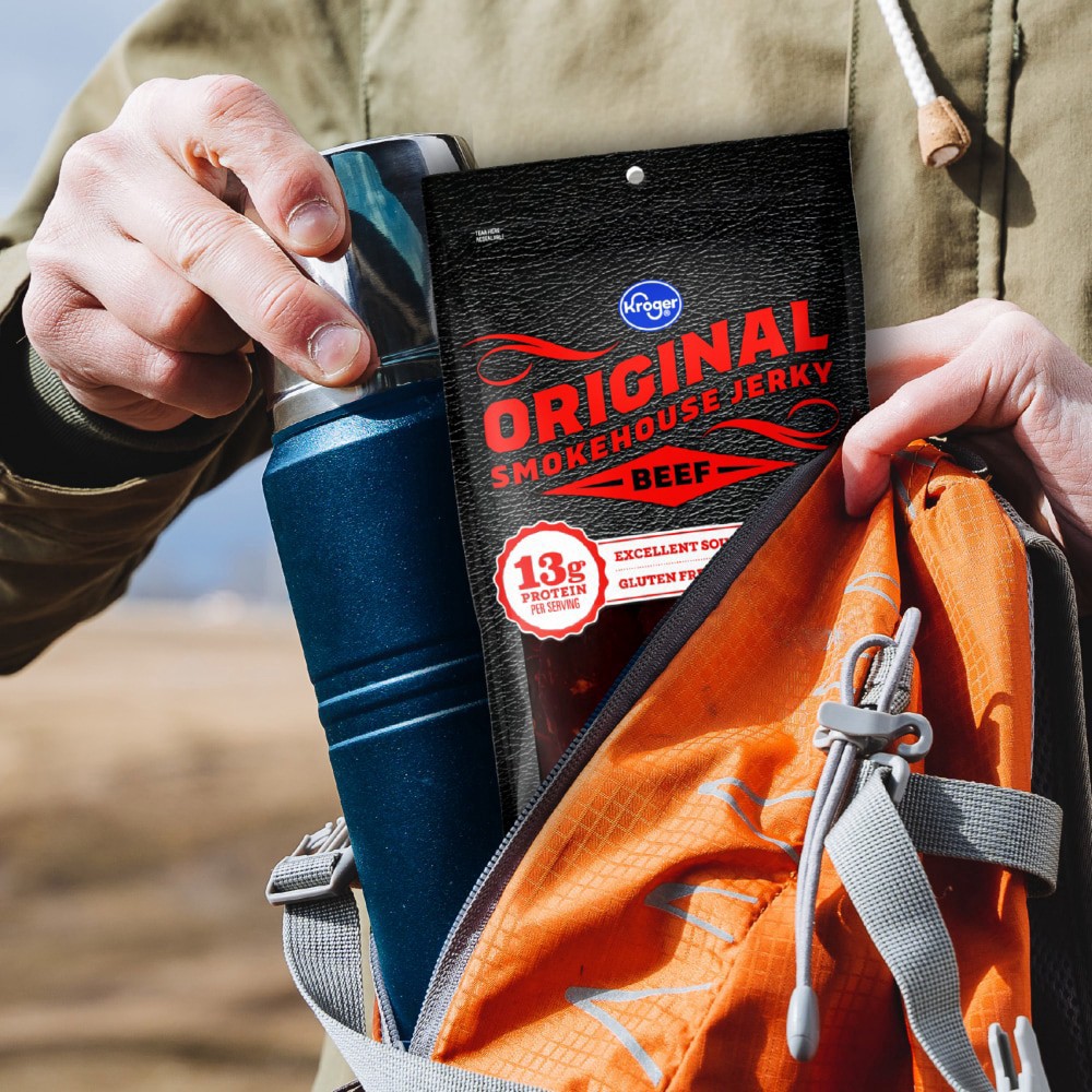 slide 3 of 4, Kroger Beef Steakhouse Jerky Original, 2.85 oz