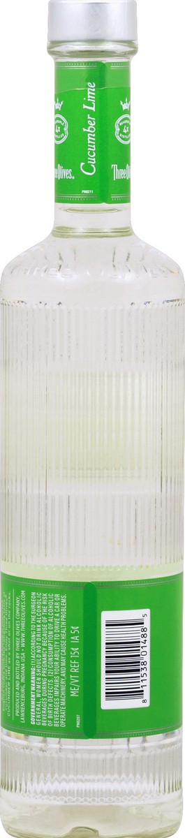 slide 3 of 7, Three Olives Cucumber Lime Vodka, 750 ml