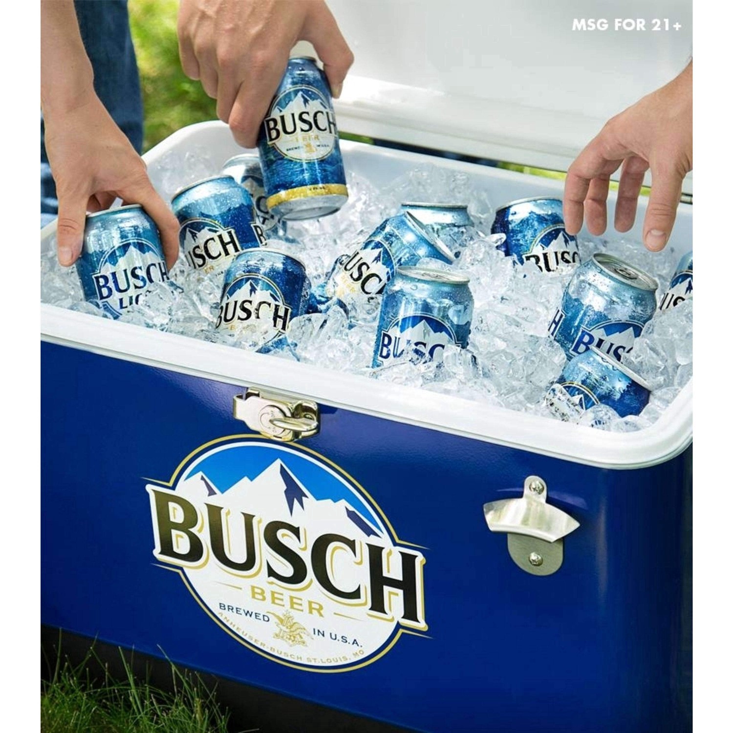 slide 22 of 38, Busch Beer  24 pk / 12 fl oz Cans, 24 ct; 12 fl oz