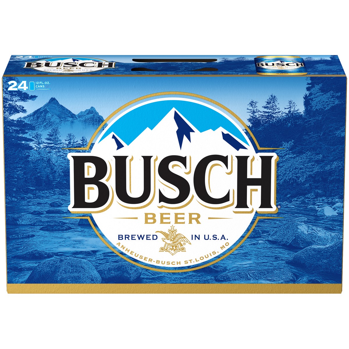 slide 1 of 38, Busch Beer  24 pk / 12 fl oz Cans, 24 ct; 12 fl oz
