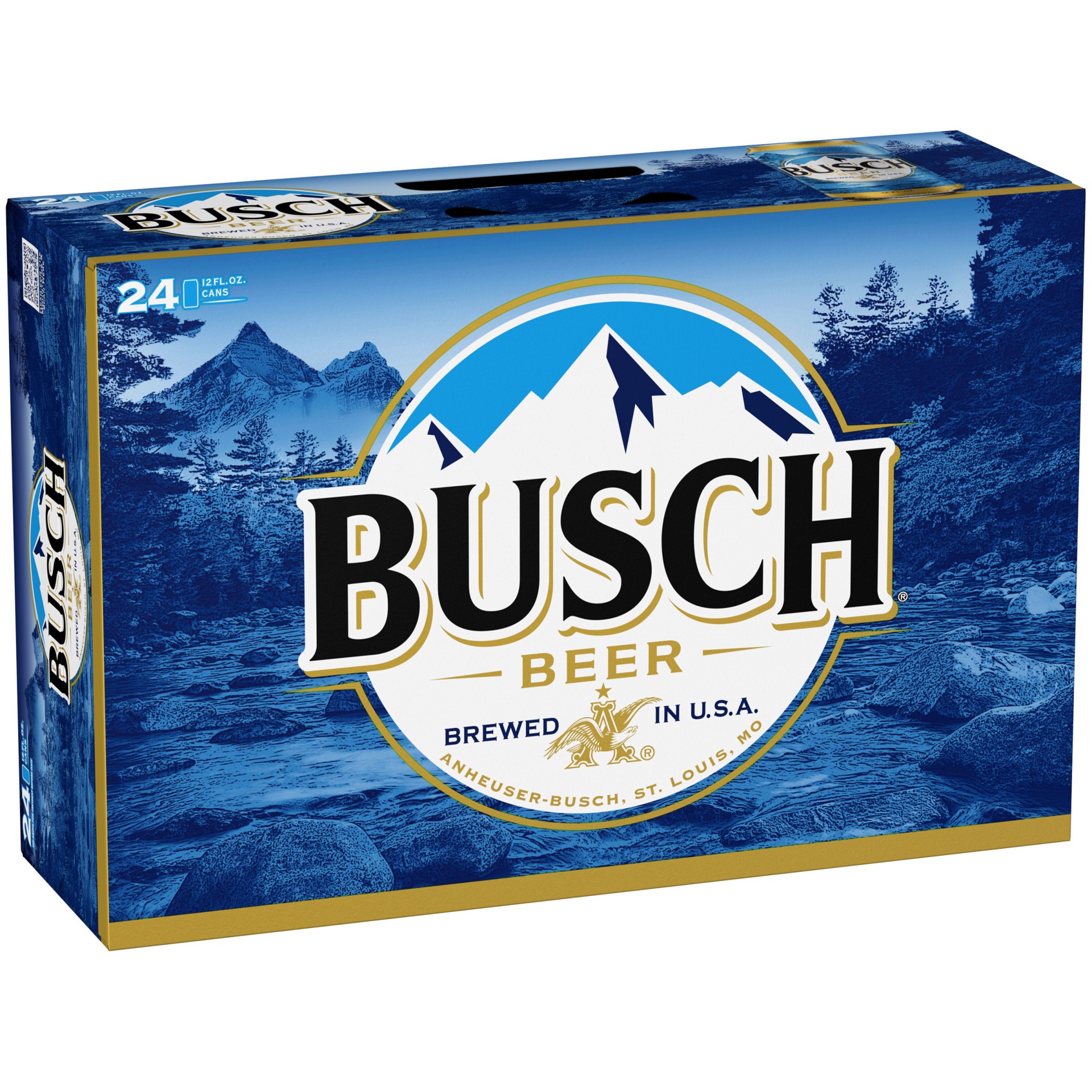 slide 1 of 38, Busch Beer, 24 Pack Beer, 12 FL OZ Cans, 4.3% ABV, 12 fl oz