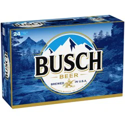 Busch Beer, 24 Pack Beer, 12 FL OZ Cans, 4.3% ABV