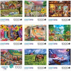 Buffalo Games Assorted Country Life 1,000 Piece Puzzle