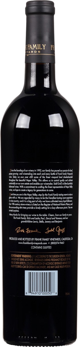 slide 3 of 9, Frank Family Vineyards Napa Valley Zinfandel 750 ml, 750 ml