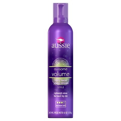 slide 1 of 2, Aussie Headstrong Volume Mousse, 6 oz