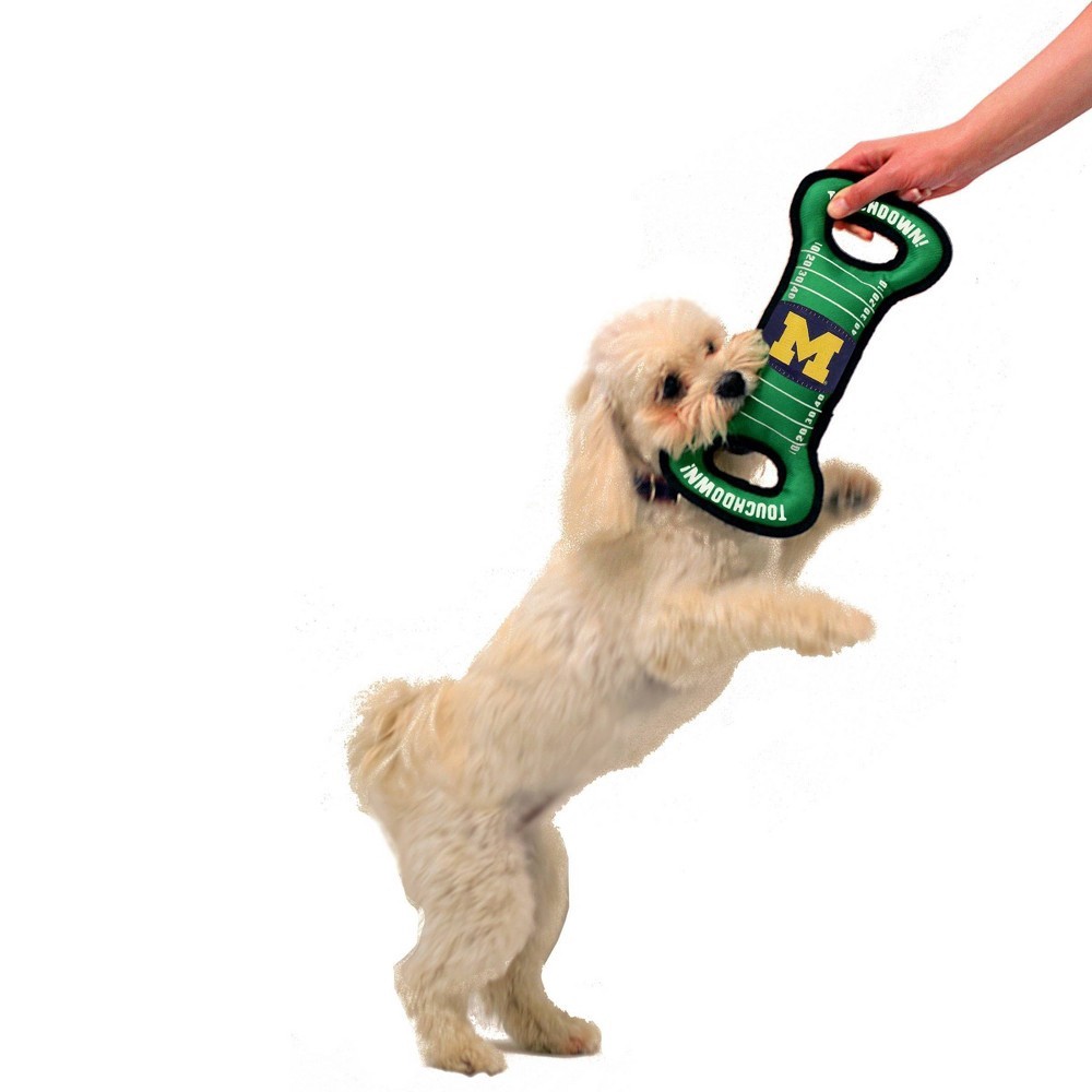 slide 2 of 4, NCAA Michigan Wolverines Field Dog Toy, 1 ct