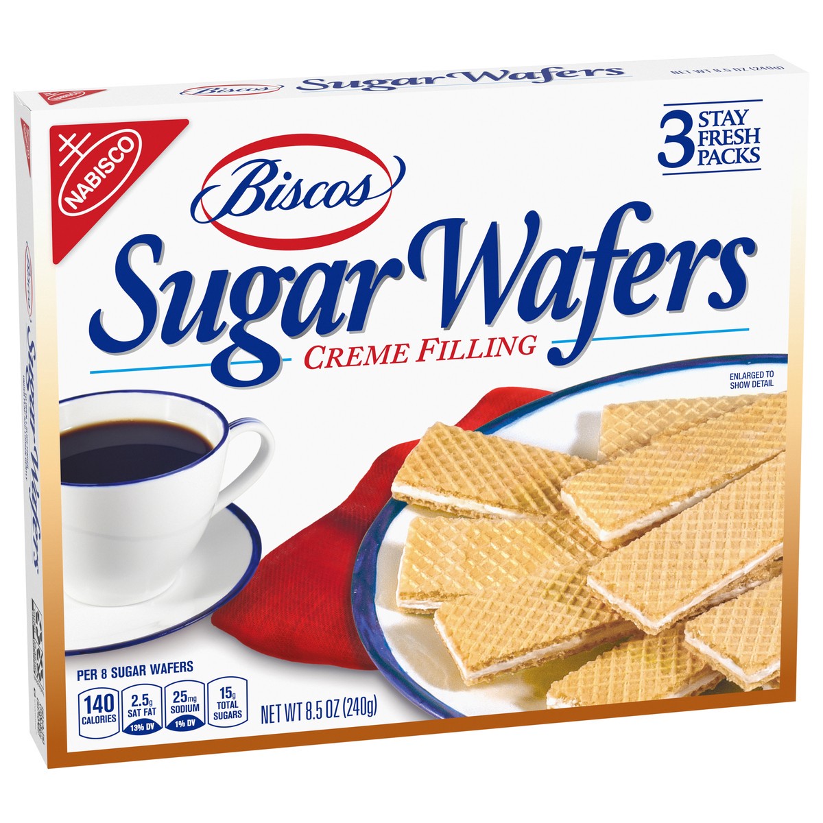 slide 2 of 14, Biscos Creme Filled Sugar Wafers - 8.5 Oz, 8.5 oz