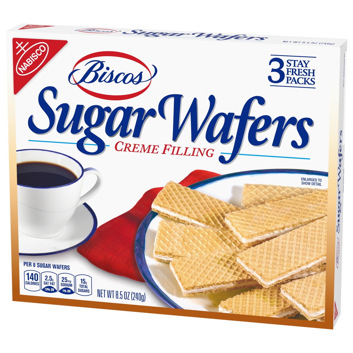 slide 3 of 14, Biscos Creme Filled Sugar Wafers - 8.5 Oz, 8.5 oz